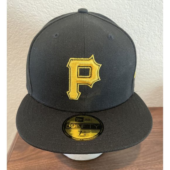 Casquette ajustée 59FIFTY Pittsburgh Pirates New Era pour homme avec yeux en cœur noir/rouge